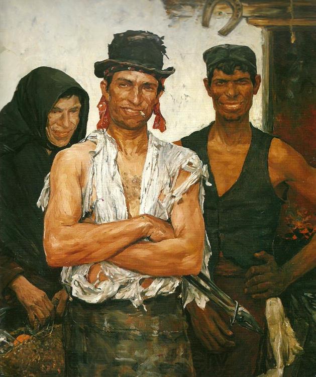 Ernst Josephson spanska smeder Spain oil painting art